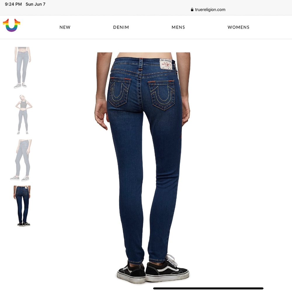 True Religion skinny jeans